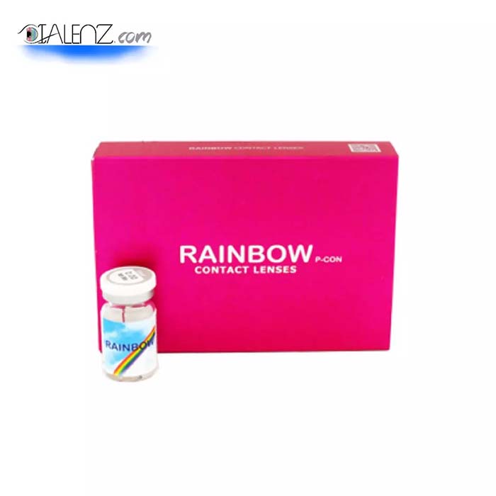 لنز طبی رنگی سالانه رینبو سری آیس (Rainbow)